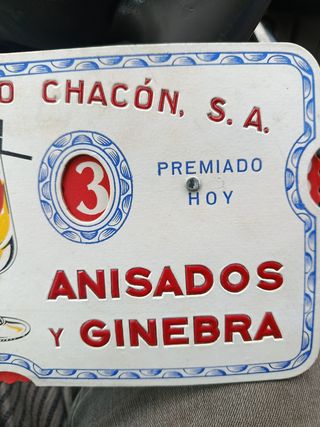 Cartel lotería Vinos Velasco Chacón.Añ50