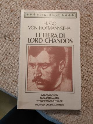 Hofmannsthal, lettera di Lord Chandos