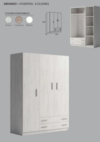 Armario 3 puertas 199