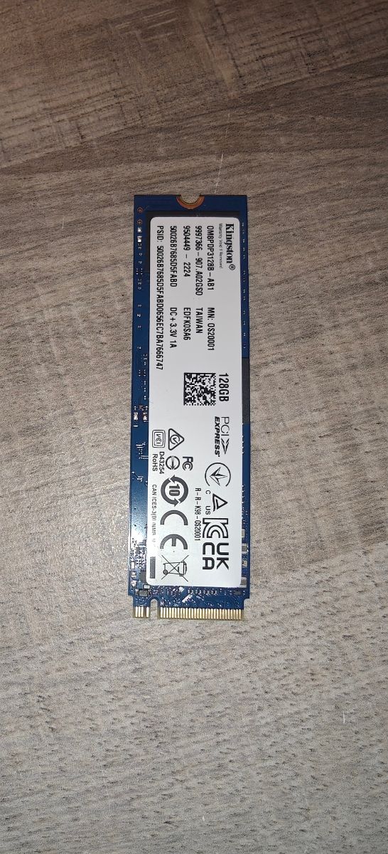 SSD M2 128gb Kingston