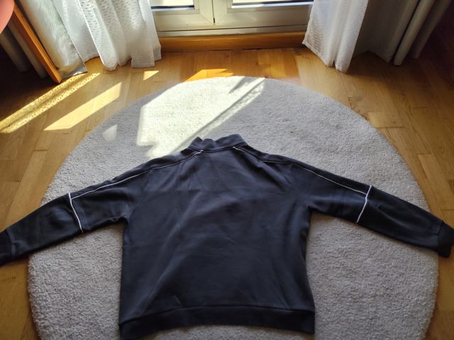 Sudadera con cremallera gris New Look