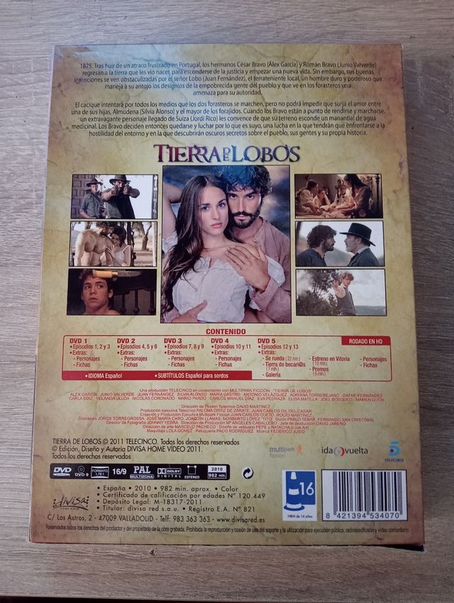Tierra de lobos 1 temporada DVD