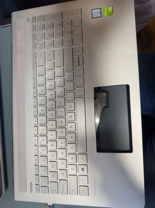 Pantalla y teclado Hp