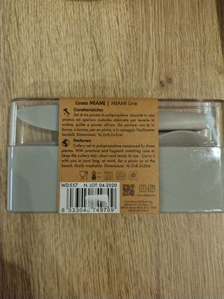 Posate riutilizzabili per lunch box