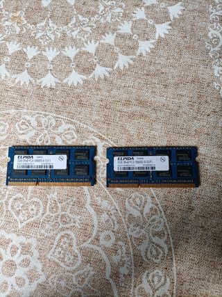 Memoria RAM DDR3 4 gb(2x2gb) 1333 MHz