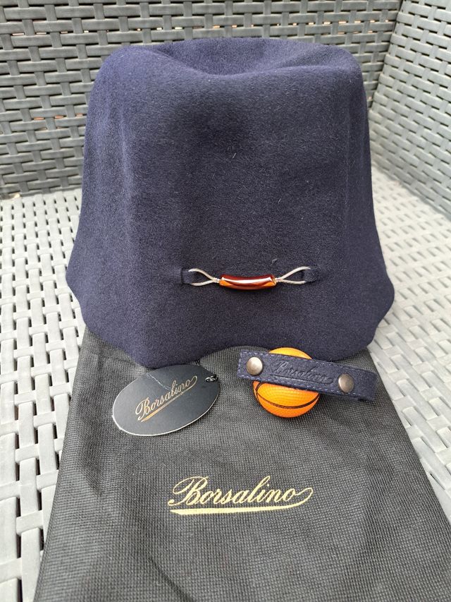 Cappello Borsalino donna blu notte