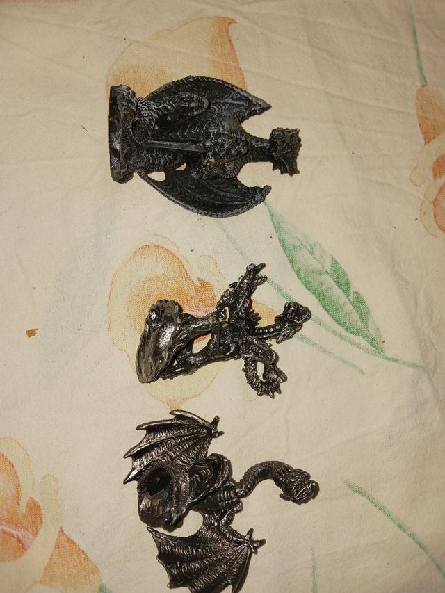 Warhammer n.3 miniature di mostri in metallo