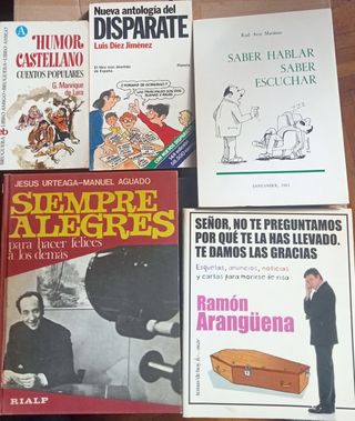 Lote de 5 libros de humor