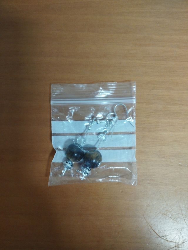 Pendientes ojo de tigre