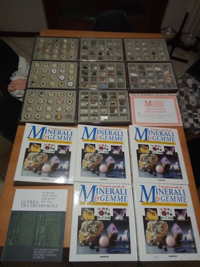 Collezione di minerali e gemme DeAgostini del 1990