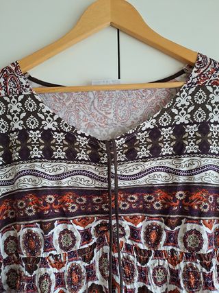 Camiseta estampada manga francesa. 52-56