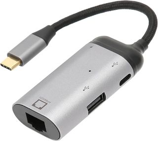 Adaptador Ethernet USB C a RJ45, 3 en 1