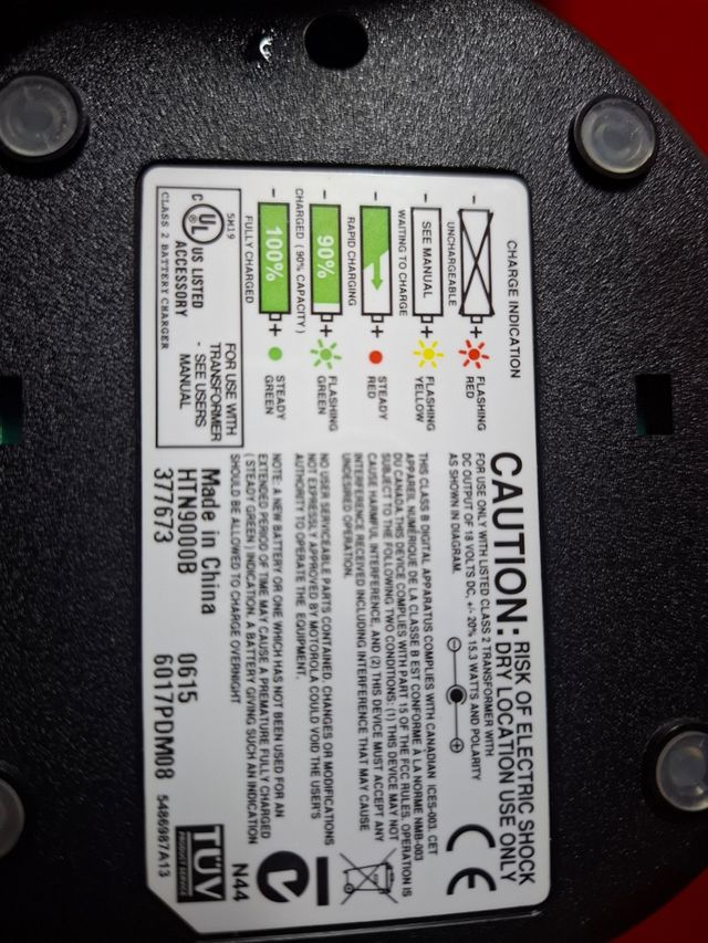 Cargadores de bateria motorola  original