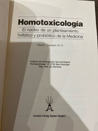 Homotoxicología