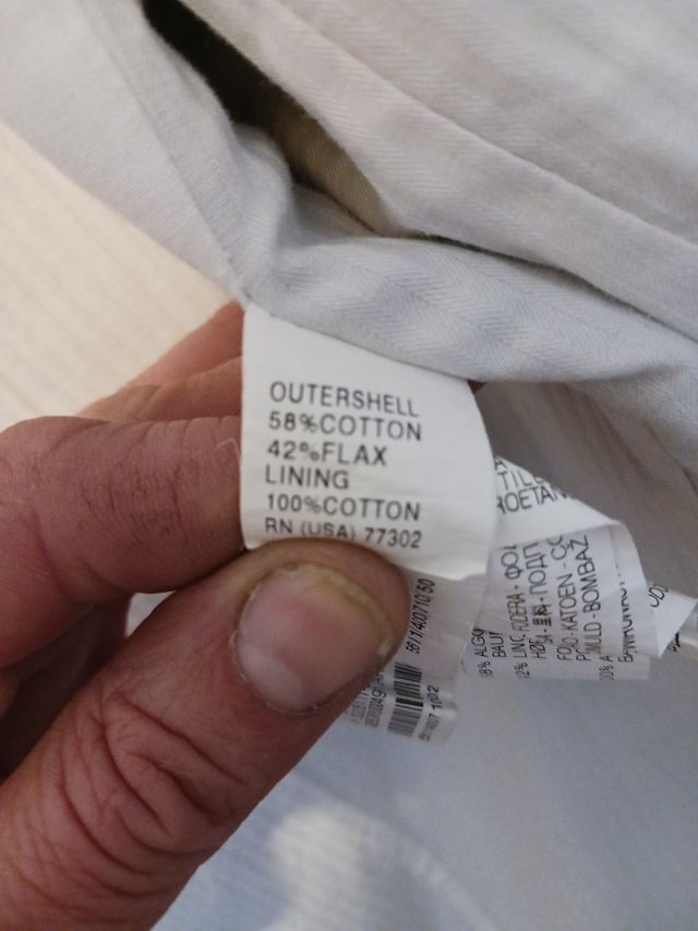 Jaqueta de caballero.