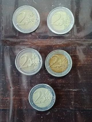 lotto monete da 2 euro