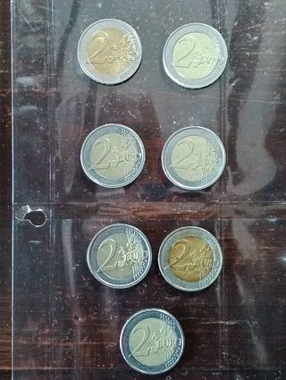 lotto monete da 2 euro
