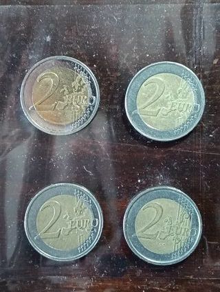 lotto monete da 2 euro
