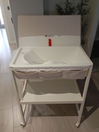 Bañera y cambiador bebés 