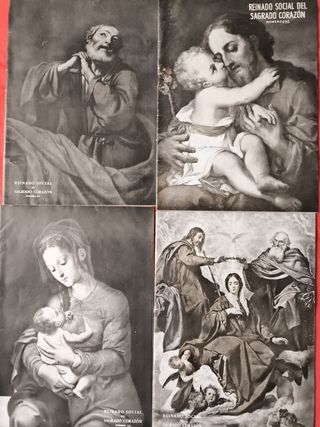 REVISTAS RELIGIOSAS ANTIGUAS SAGRADO CORAZÓN 1955