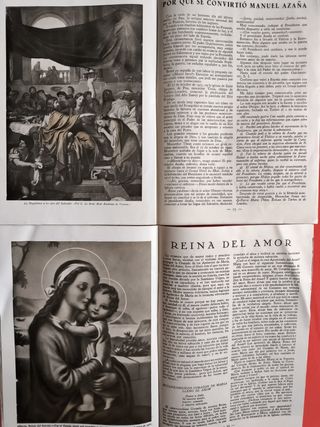 REVISTAS RELIGIOSAS ANTIGUAS SAGRADO CORAZÓN 1955