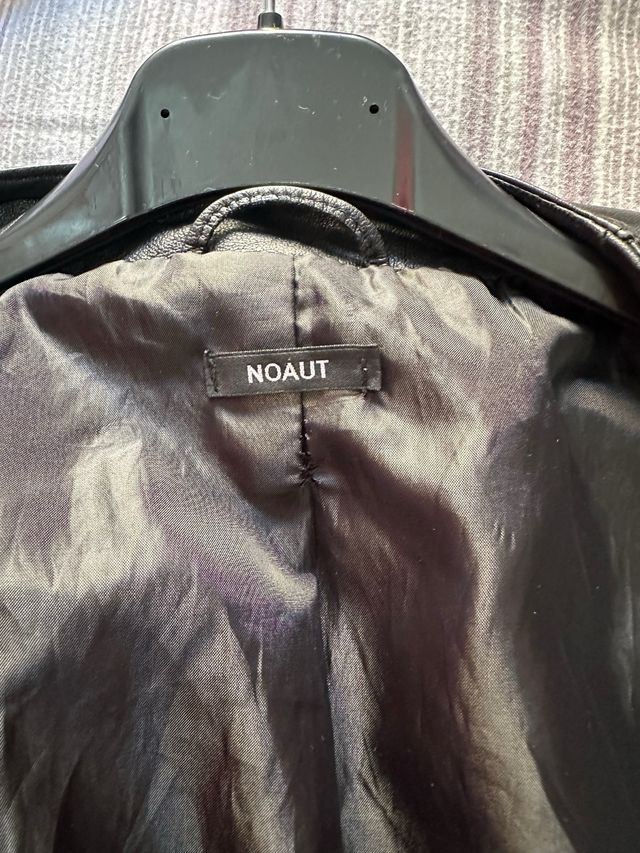 giacca di vera pelle nera