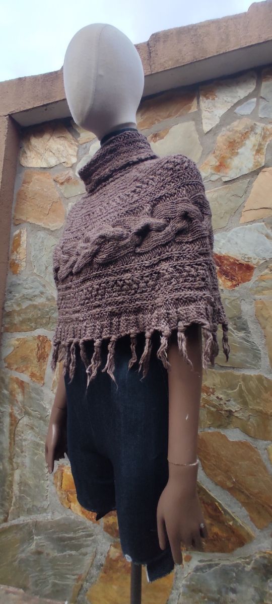 Poncho corto da donna