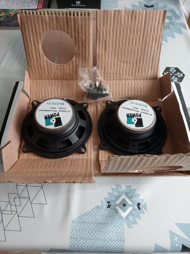 Altavoz coche x2 50w