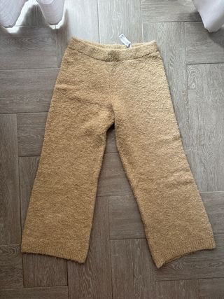 Pantalón de punto rústico ZARA  Talla L 