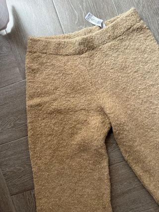 Pantalón de punto rústico ZARA  Talla L 