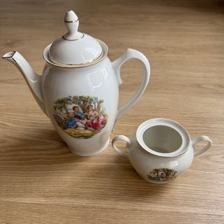 Tetera y azucarero Santa Clara