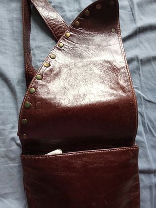Borsa a tracolla vera pelle 