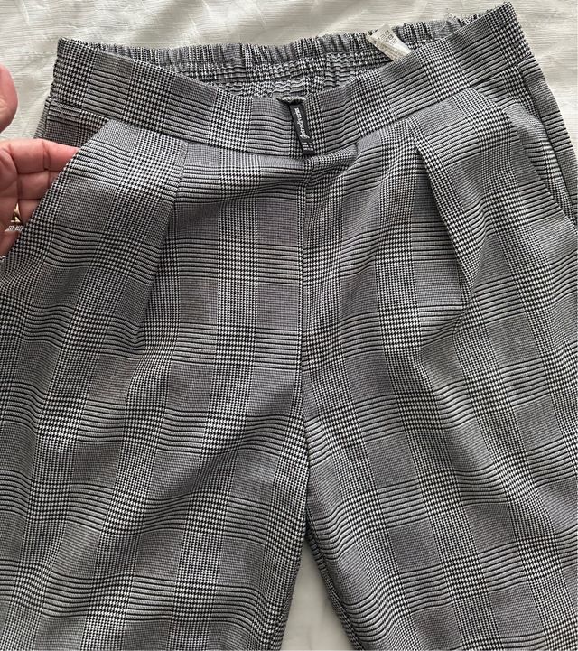 Pantalon principe de Gales. Stradivarius