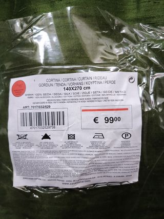Cortinas Zara Seda