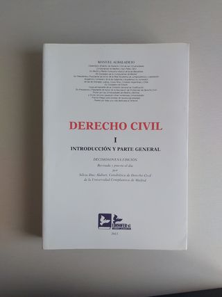 DERECHO CIVIL, I (2ªED.)
