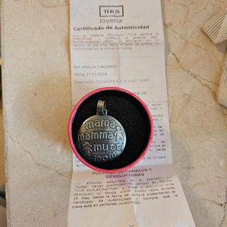 Medallón Tous Mamá descatalogado 