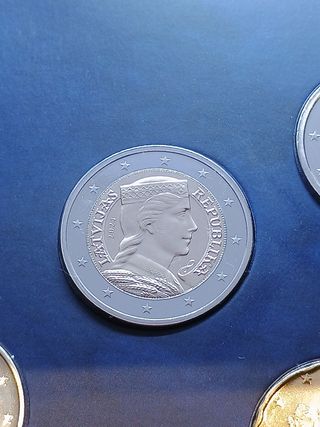 Serie euro Lettonia 2024. Puzuris