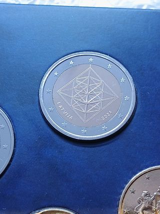 Serie euro Lettonia 2024. Puzuris