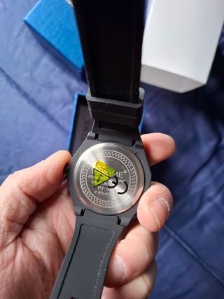Orologio grafico nero
