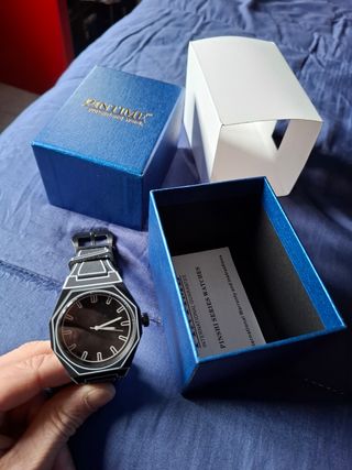 Orologio grafico nero