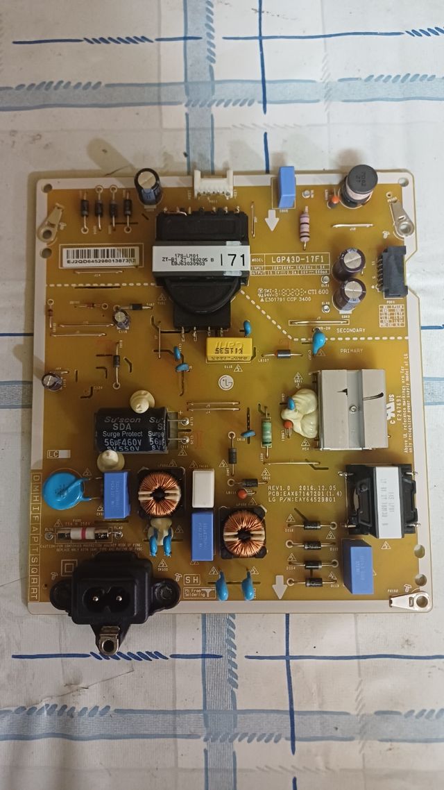 Placas TV LG 43LV340C-ZB