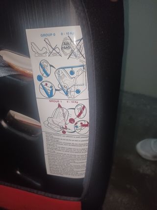 Silla bebé para coche