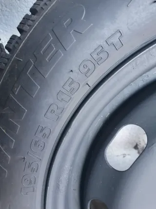 4 Ruedas completas inverno/nieve 195x65 R15 VW, SE