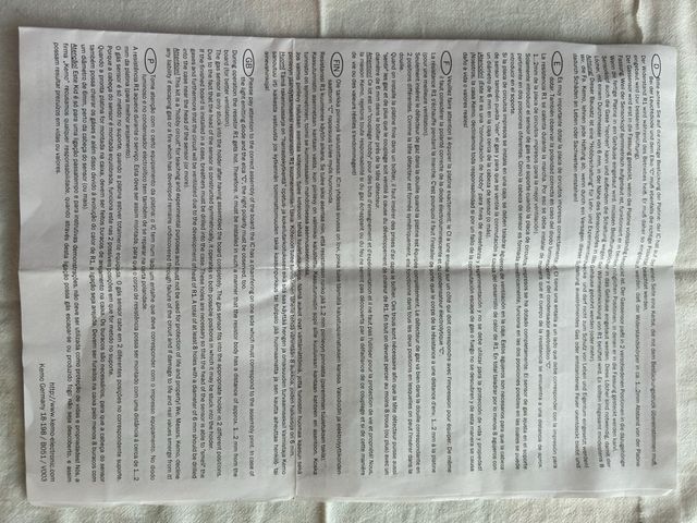 Detector de Gas Alcohol Monoxido de Carbono