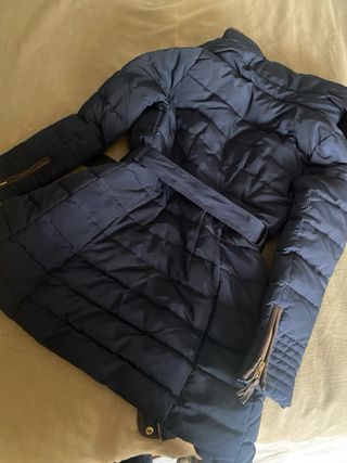 Plumifero Zara  cuello piel 