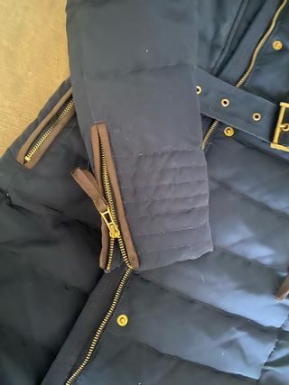 Plumifero Zara  cuello piel 