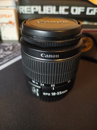 Objetivo Canon efs 18-55mm
