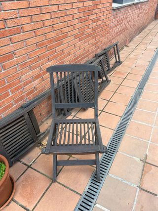 Mesa y 5 sillas jardin