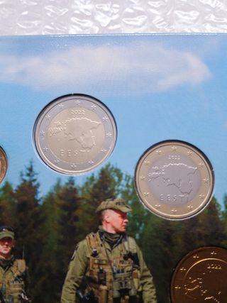 Set Euro Estonia22.Guardia di Frontiera