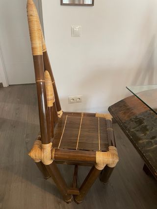 Mesa trillo y 6 sillas Indonesia